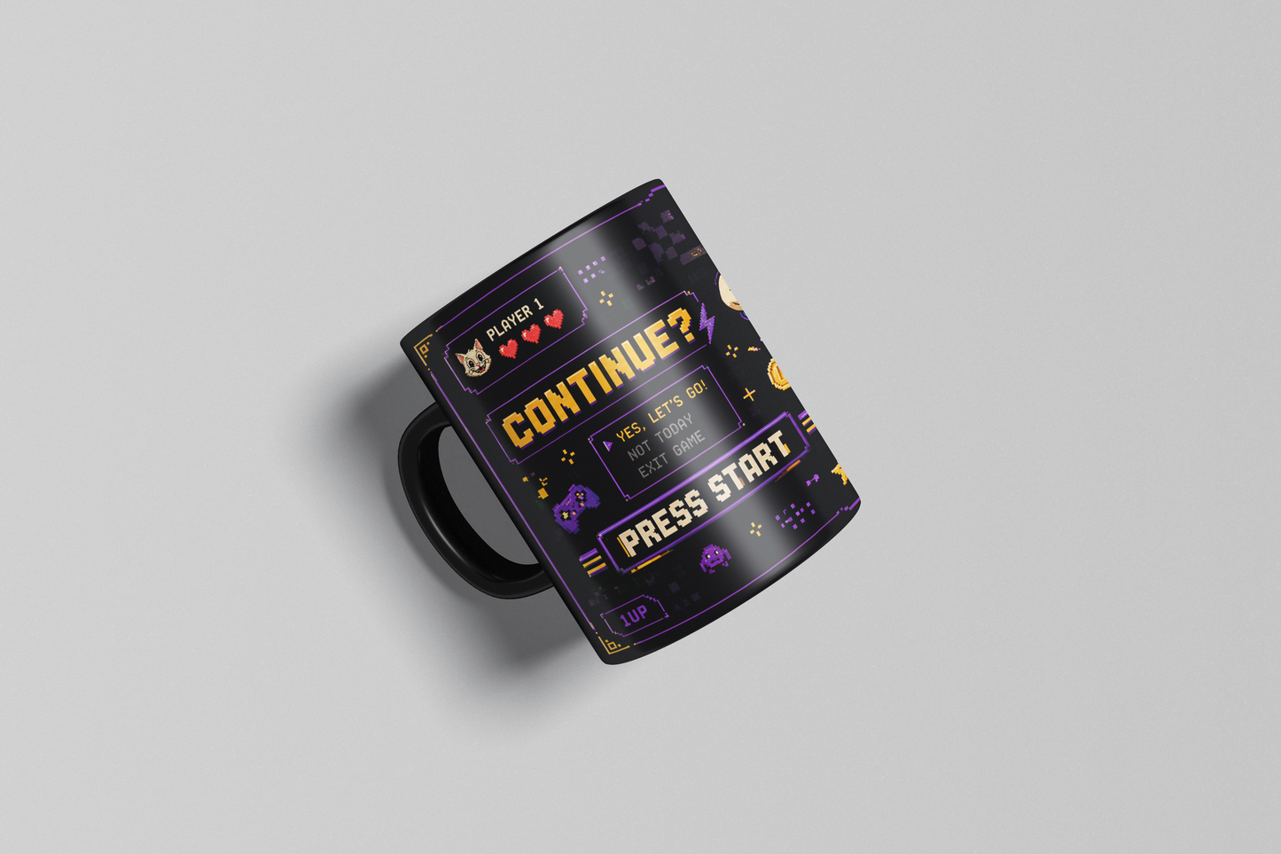 Taza "The Lobby: Pixel Retro / 8-Bit"