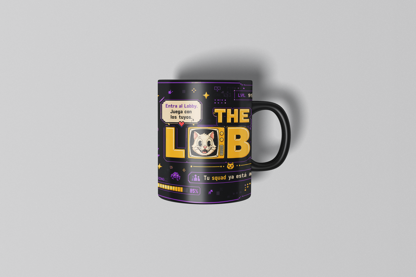 Taza "The Lobby: Pixel Retro / 8-Bit"